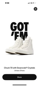 Converse Chuck 70 With Swarovski Crystals - Picture 1 of 5