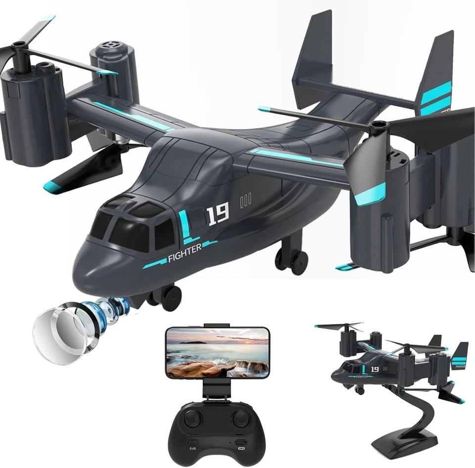 Remote Control, LM19 Military RC Helicopter with Live Camera for Military Fans, - Image 1 of 4