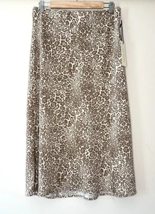 NWT Rachel Zoe Skirt Animal Print Pattern Midi Stretch Size 6 - Picture 1 of 5