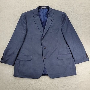 Blazer Hickey Freeman Hombres 48R Azul Lana Abrigo Chaqueta Doble Ventilación Hecho en EE. UU. - Imagen 1 de 14