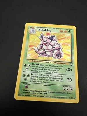 Nidoking 11/130 Base Set 2 2000 Pokemon Card Holo Rare NM - Image 1 of 4