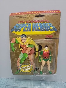 Vintage DC Comics Super Heroes Robin Karate Chop Actionfigur Toy Biz ~ Neu - Bild 1 von 7