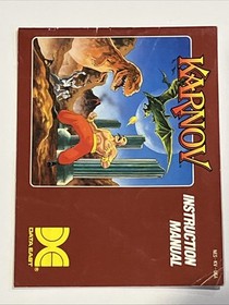Nintendo NES Karnov Instruction Manual Booklet NES-KV-USA Data East 