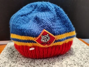 Sombrero de lobo vintage BSA Boy Scouts Cub Scout. Gorro tejido invierno. - Imagen 1 de 4