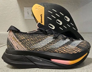 Adidas Adizero Prime X 2.0 Strung Running Shoes Black Pink Mens 11 ID0267 $300 - Picture 1 of 14
