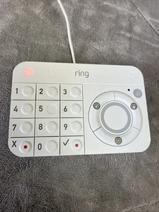 Ring Alarm Home 1st Gen Keypad White 4AK1S70EN0 w/ Power Adapter - Keypad Only - Picture 1 of 5