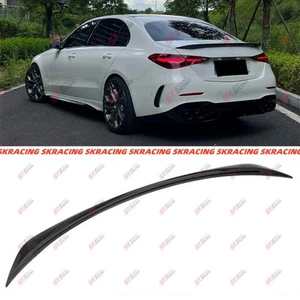 For Benz C-Class W206 C200 C300 C43AMG DRY Forged/Carbon Fiber Rear Spoiler Wing - Picture 1 of 26