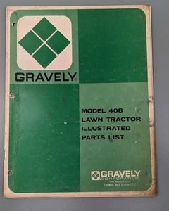 Gravely Model 408 Tractors - Illustrated Parts List ~ 1970 - Picture 1 of 4