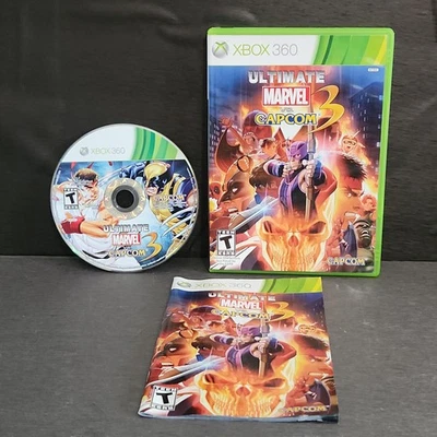 Ultimate Marvel vs Capcom 3 Xbox 360 Complete CIB Refurbished - Image 1 of 4