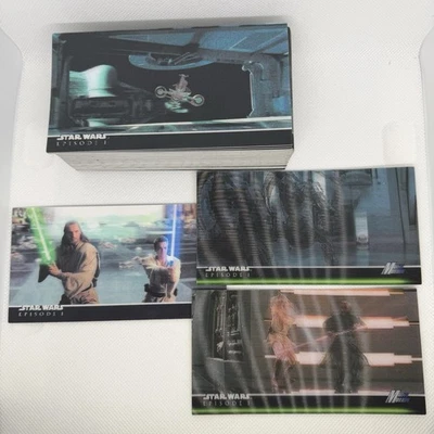 STAR WARS EPISODE 1 3D Topps Complete Card Set (1-46) + Multi-Motion + Promo - Image 1 of 4