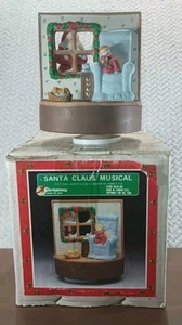 Vintage House of LLoyd SANTA CLAUS COMING TO TOWN Spieluhr Spieluhr mit Box - Bild 1 von 17