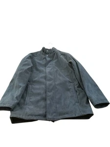 Abrigo Chaqueta Douglas Talla Uk L Impermeable Imitación Gamuza Bombardero Harrington - Imagen 1 de 10