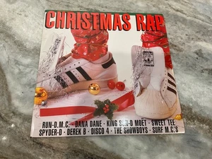 CHRISTMAS RAP LP V/A 1987 PROFILE PRO-1247 NM/EX RUN DMC HIP HOP - Picture 1 of 3