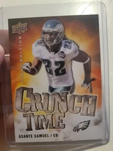 Asante Samuel 2009 Upper Deck First Edition #CT-4 Crunch Time - Picture 1 of 2