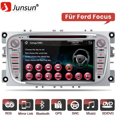 DAB+Für Ford Focus Mondeo C-MAX Galaxy 7"Autoradio CD DVD GPS Navigation SWC USB - Bild 1 von 4