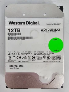 Western Digital 12TB HDD - WD120EMAZ - 5400RPM 6Gbps 3.5" SATA Hard Drive - Picture 1 of 1