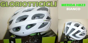 CASCO BICI MERIDA 230 g BIANCO/VERDE HB23 TG. M(56-58) - Imagen 1 de 1