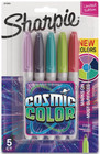 Sharpie Cosmic Color Fine Point Markers 5 CT Limited Edition permanent