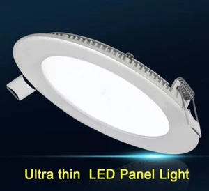 Recessed Ceiling Lights Ultra Slim Round Square Led Downlight Panel Spot Light - Picture 1 of 14