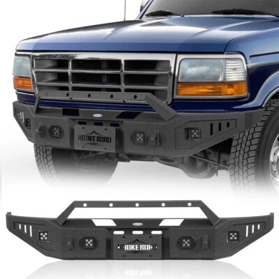 Front Winch Bumper Fit 1992 1993 1994 1995 1996 Ford Bronco F-150 F-250 F-350 - Image 1 of 4
