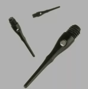 Viper 2BA Tufflex Tips III Soft Tip Dart Points. Select Qty. Black or White - Picture 1 of 8