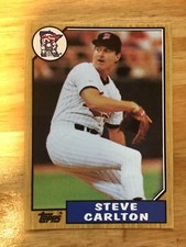 1987 Topps Steve Carlton Custom Card That Never Were Minnesota Twins WS Champs