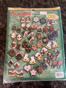 Bucilla Frosty Favorites 50er Set 2 Zoll Filz Ornamente Kit 84073 Neu Versiegelt - Bild 1 von 3