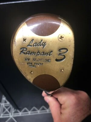 Vintage 1990's Slotline LADY RAMPANT 3 Wood Graphite Shaft RH VGC - Image 1 of 4