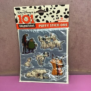 VTG 1992 Disney's 101 Dalmatians PUFFY Sticker Sheet NEW Imperial Toy 90s - Picture 1 of 3