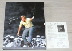 JACK NICKLAUS signiert 1986 MASTERS 16x20 montiert LEINWAND Kunst + JSA COA Z50760 - Bild 1 von 6