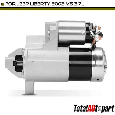 Motor de arranque para Jeep Liberty KJ 2002 V6 3,7 L versión temprana o tardía 1,4 kW, 12 V Foto 1 de 4