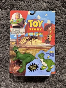 Disney Pixar Toy Story 1995 REX Glow In The Dark Action Figure 62803 Vintage New - Picture 1 of 5