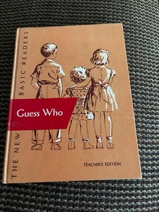 Scott Foresman Guess Who Teacher's Guide 1951 Vintage HC Dick & Jane Jr Primer - Imagen 1 de 5