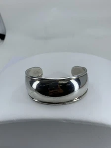Bracciale Polsino Spesso Argento Sterling Messico 925 - Foto 1 di 9