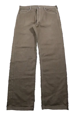 Pantalones de mezclilla para hombre Levi's 501 XX verde con botones 36x34 pierna recta Foto 1 de 4