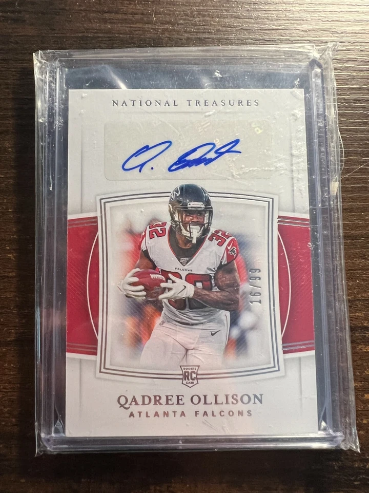 A100,465 - 2019 Panini National Treasures #152 Qadree Ollison Auto/99 - Image 1 of 1