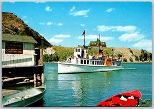 International Sightseeing Boat Waterton Lakes National Park Montana Postcard - Picture 1 of 2