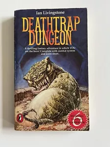 Deathtrap Dungeon Ian Livingstone Fighting Fantasy Puffin 1984 - Bild 1 von 7