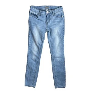Justice Girls Simply Low Super Skinny Light Wash Jeans Size 12 - Picture 1 of 7