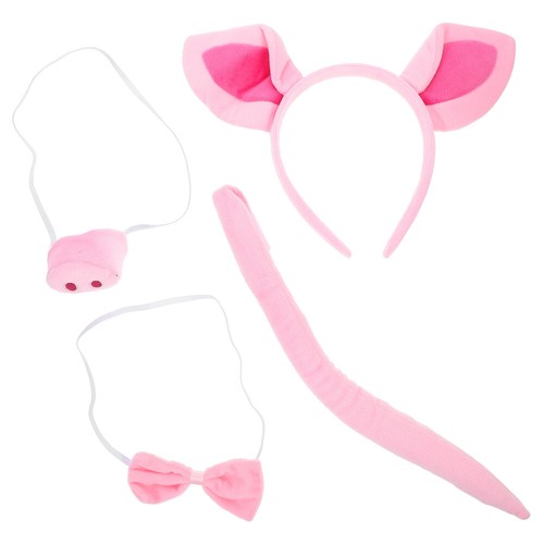 VETEMENTS Set Abbigliamento Maiale Papà Bambino Animale Vestire per Bambini Cartoni Animati Copricapo