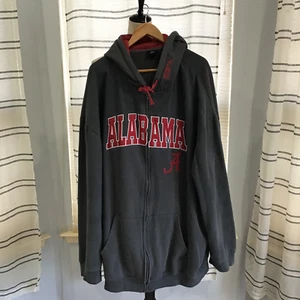 Alabama Crimson Tide Colosseum Men Size 5XT Embroidered Hooded Sweatshirt Comfy - Picture 1 of 8