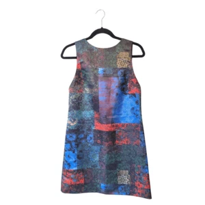 Alice & Olivia Color Block Paisley Floral Shift Dress Size 6 - Bild 1 von 5