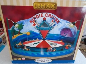Lemax Kiddie Cruise Ride #644990 Carnival Village animado con luces y sonido usado en excelente estado - Imagen 1 de 3