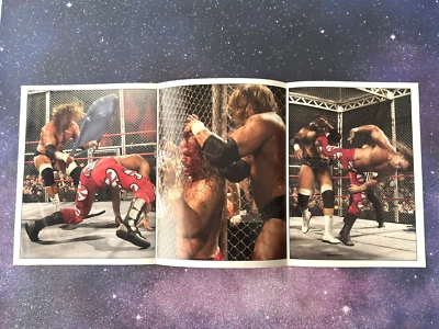 Pôster revista Triple H HHH WWE Kurt Angle 10,5x23,5 polegadas dupla face - Imagem 1 de 4