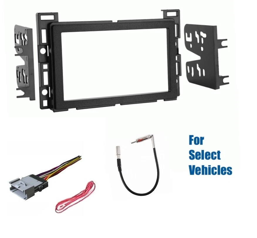 Kit de arnés de cables de radio estéreo para automóvil doble Din para algunos Chevrolet Pontiac GM Foto 1 de 1