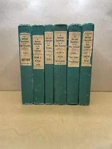 Bände 1-6, Ein amerikanischer Kommentar zum Neuen Testament 1886 (!) Hovey - Bild 1 von 12