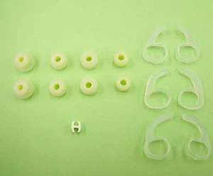 Original Jabra SPORT ROX clear Eargel 100-62980000-00 - 8 earbuds and 6 earwings - Picture 1 of 1