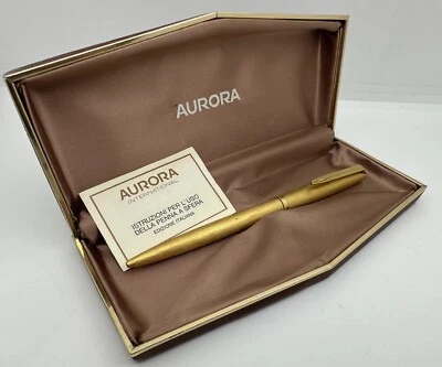 Aurora 98 Gold Plated Ballpoint Pen - Image 1 of 4