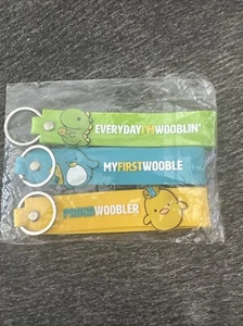 The Woobles - New York Birthday Bash Exclusive Keychain Set Unopened NEW - Picture 1 of 2