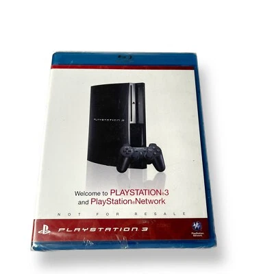 Welcome to Playstation 3 and Network w/ Trailers PS3 Blu Ray Brand New SEALED - Image 1 of 2